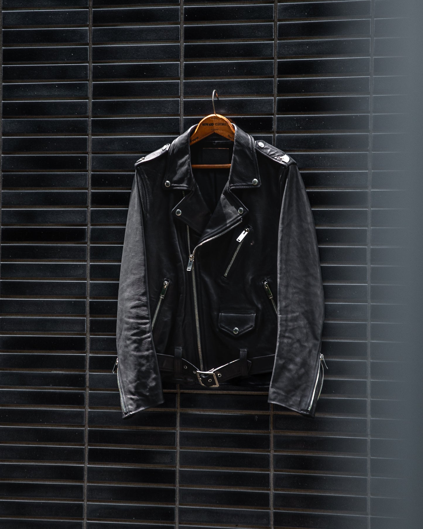 MOTORCYCLE JACKET -CALF-