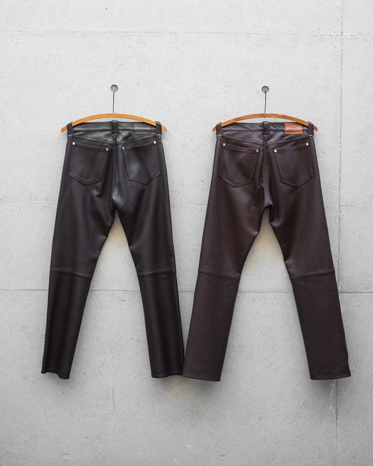 5 POCKET PANTS -GOAT SKIN-