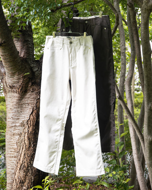 WESTERN RANCH TROUSERS -COTTON TWILL-