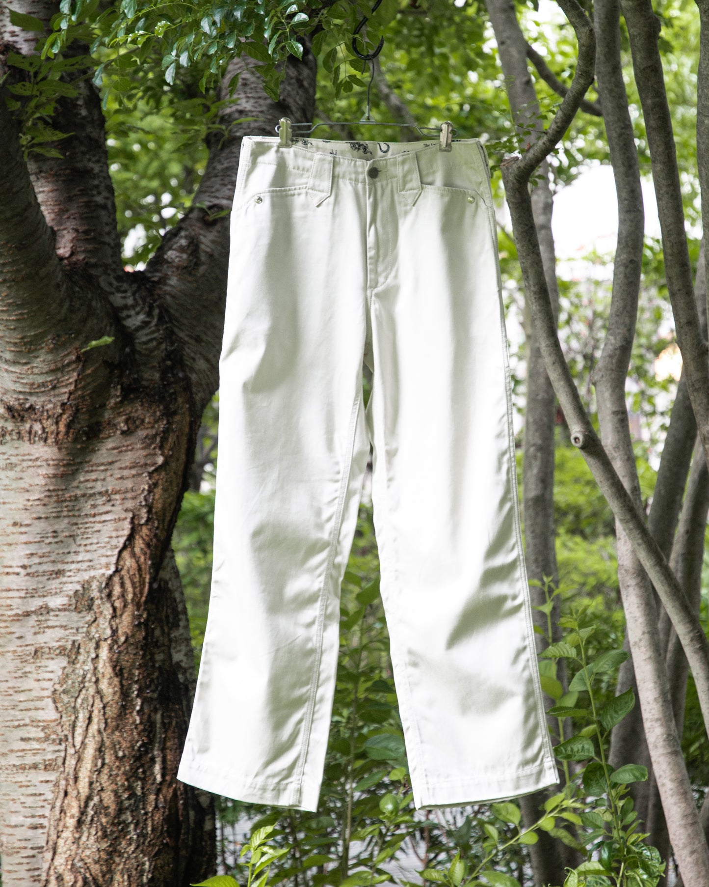 WESTERN RANCH TROUSERS -COTTON TWILL-