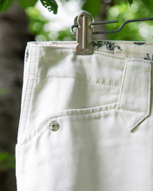 WESTERN RANCH TROUSERS -COTTON TWILL-