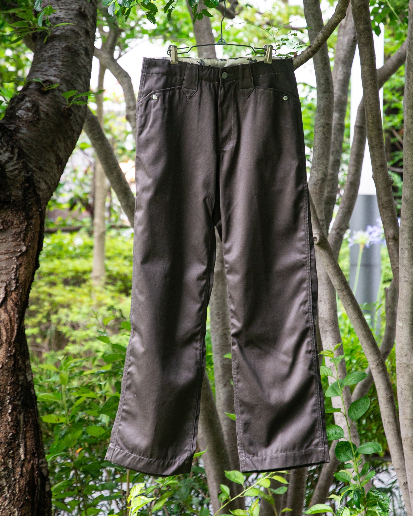 WESTERN RANCH TROUSERS -COTTON TWILL-