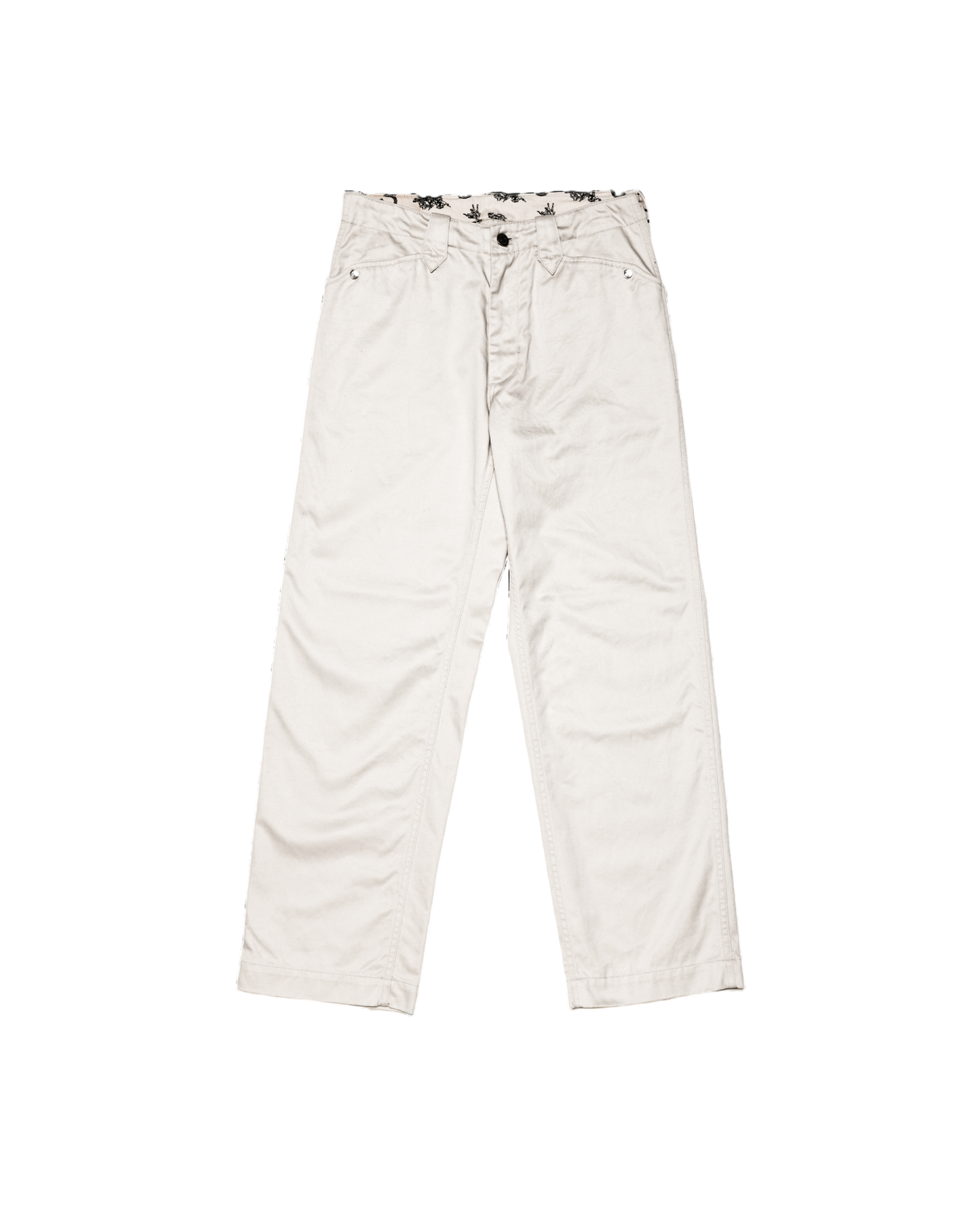 COWBOY WIDE PANTS -COTTON TWILL-