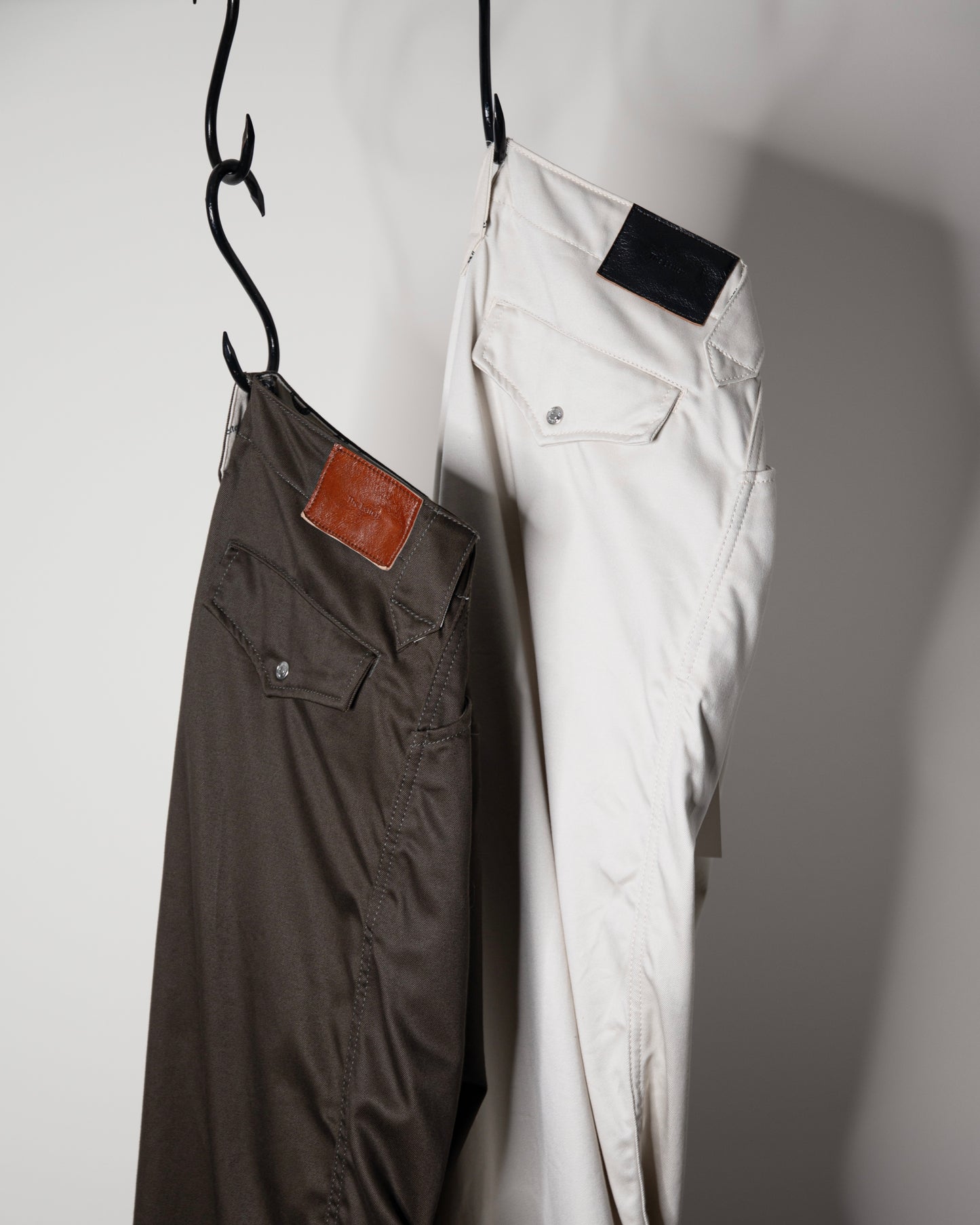 COWBOY WIDE PANTS -COTTON TWILL-