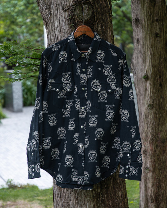 WESTERN SHIRT -HART COW BOY FLANNEL COTTON- ※50%OFF