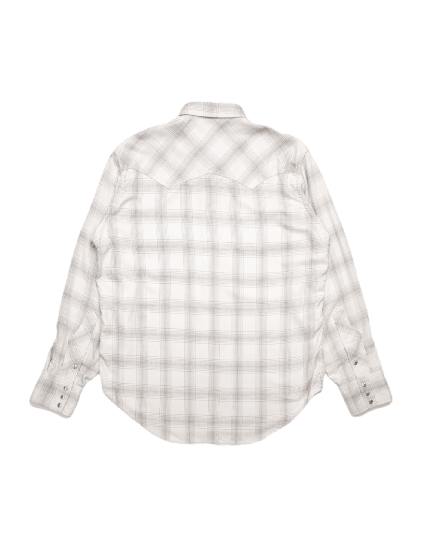 WESTERN SHIRT -OMBRE CHECK RAYON-