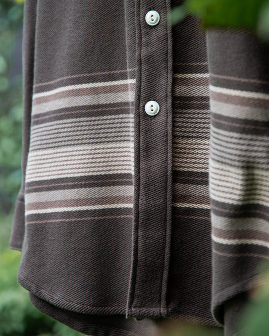 WORKERS SHIRT -PANEL BORDER COTTON- ※50%OFF