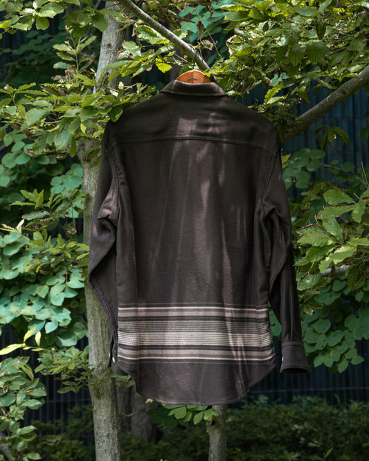 WORKERS SHIRT -PANEL BORDER COTTON- ※50%OFF
