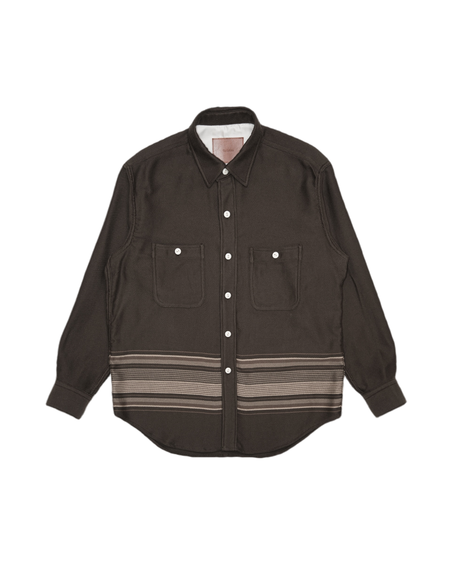 WORKERS SHIRT -PANEL BORDER COTTON-