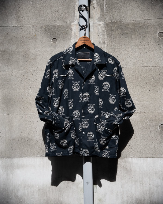 WESTERN PAJAMA SHIRT -HART COW BOY FLANNEL COTTON-