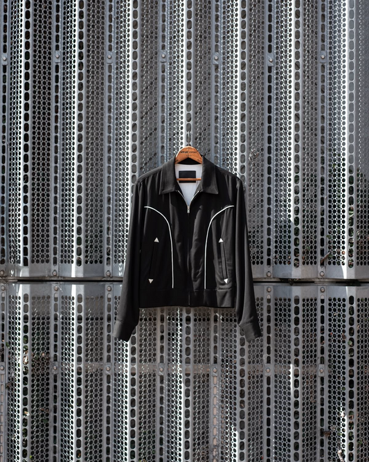 BOLELO ZIP JACKET -RAYON GABARDINE-