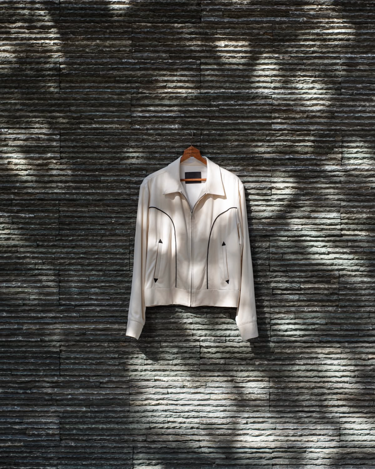 BOLELO ZIP JACKET -RAYON GABARDINE-