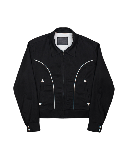BORELO ZIP JACKET -RAYON GABARDINE-
