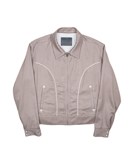 BORELO ZIP JACKET -RAYON GABARDINE-
