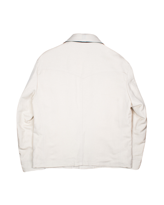 CAR COAT -WOOL LINEN HERRINGBONE-