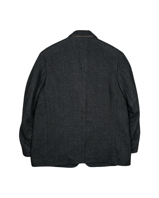 SACK JACKET -WOOL LINEN TWEED-