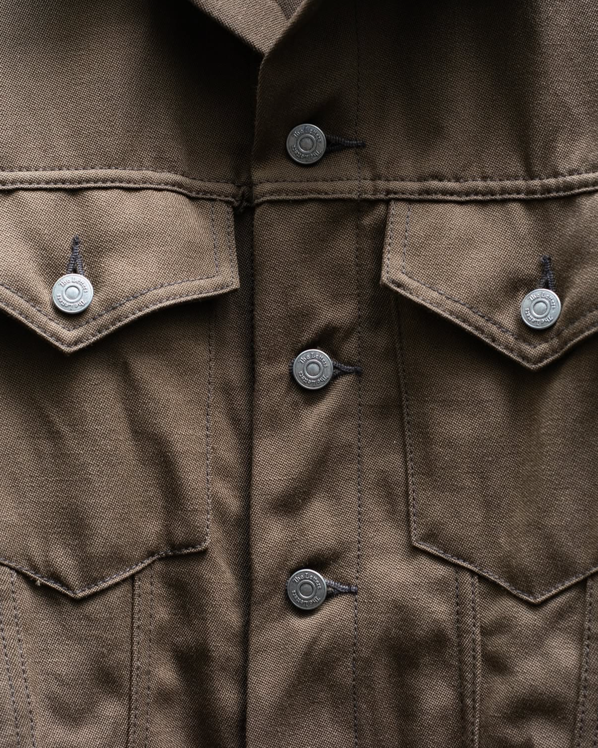 TRUCKER JACKET -WOOL LINEN TWILL-