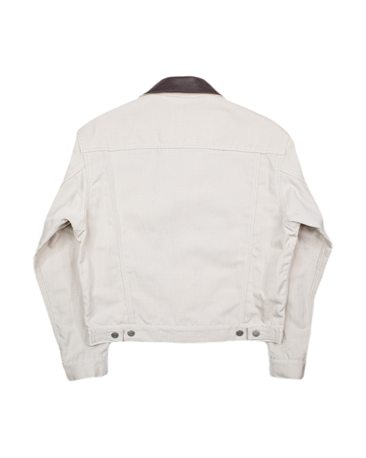 TRUCKER JACKET -WOOL LINEN TWILL-