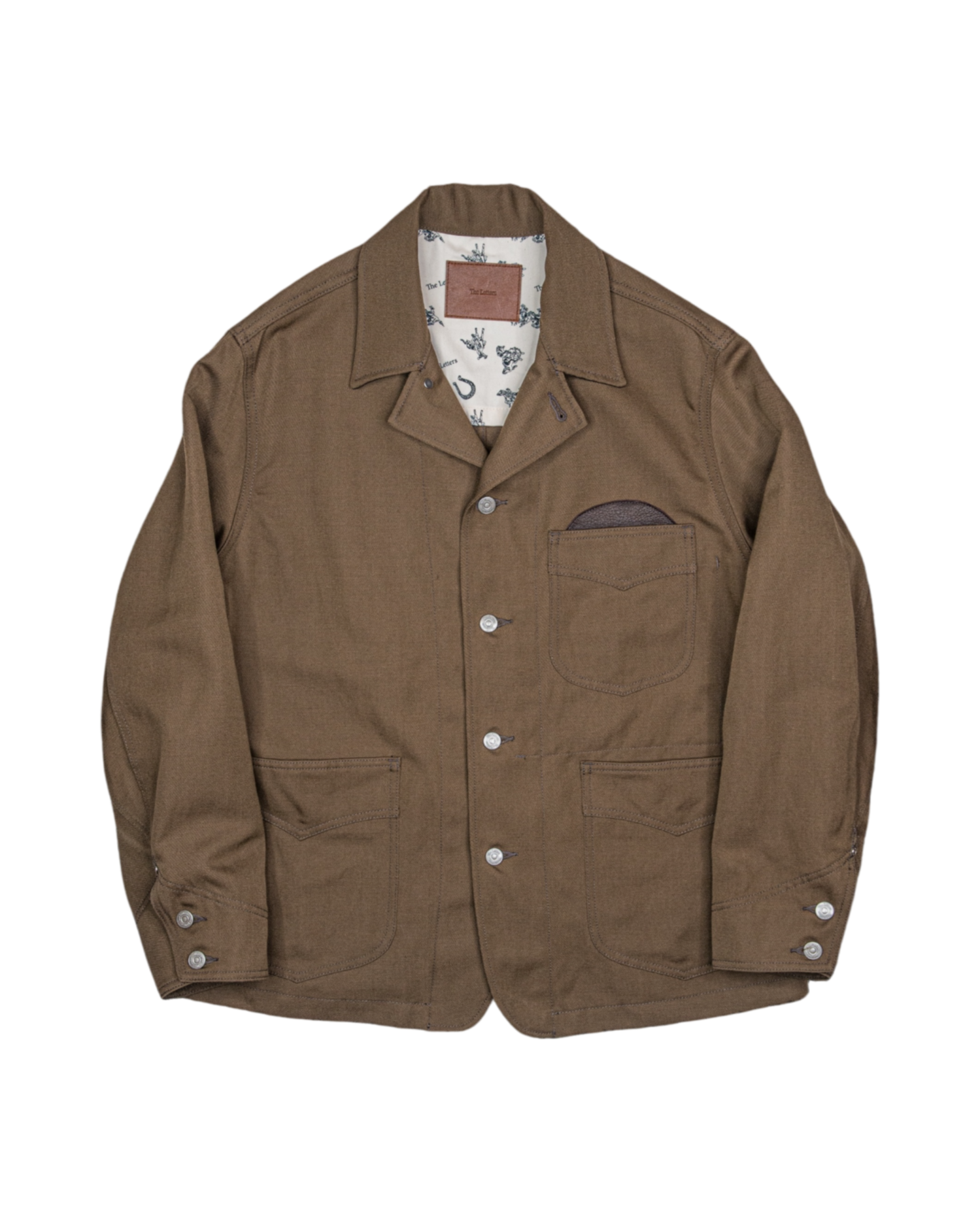 WORKERS JACKET -WOOL LINEN TWILL- – The Letters
