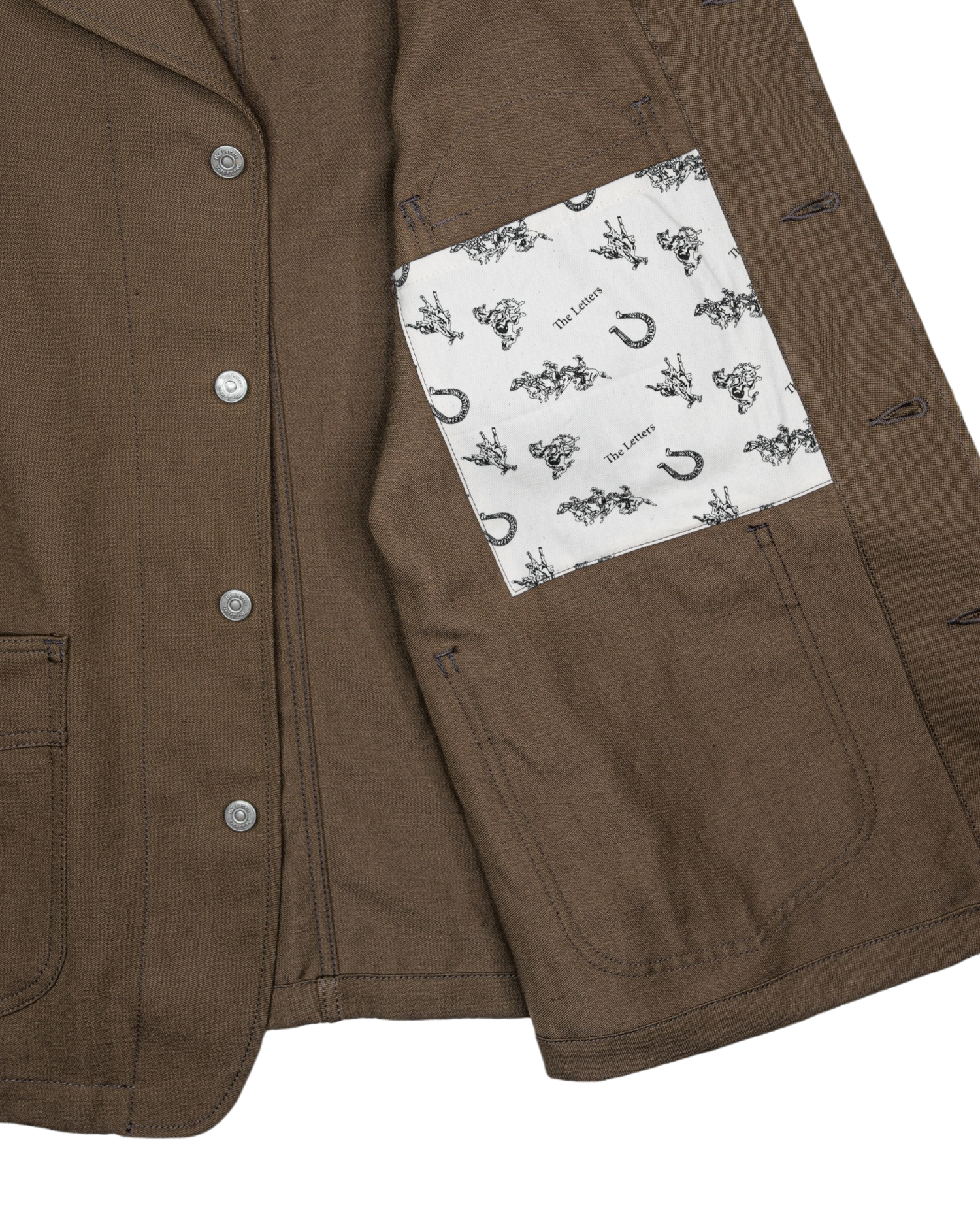 WORKERS JACKET -WOOL LINEN TWILL- – The Letters