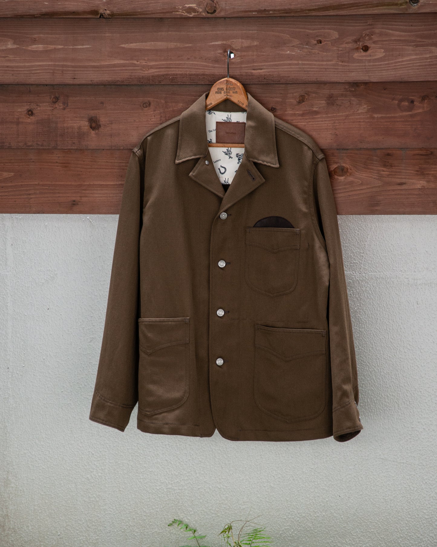 WORKERS JACKET -WOOL LINEN TWILL-