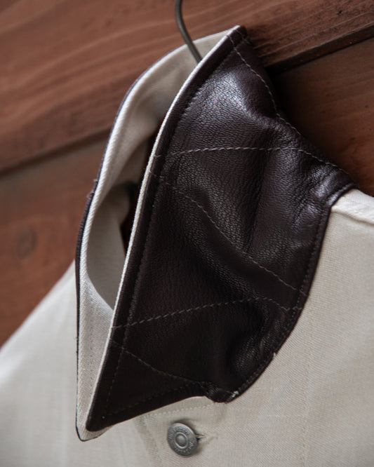 WORKERS JACKET -WOOL LINEN TWILL-