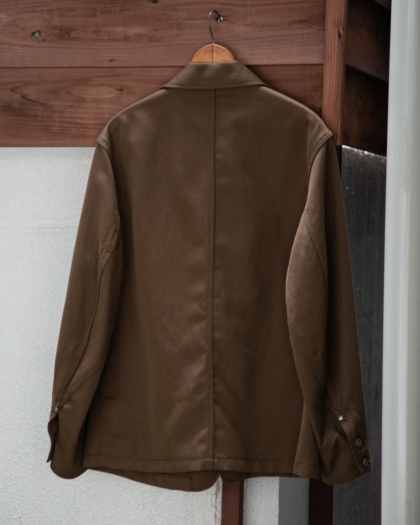 WORKERS JACKET -WOOL LINEN TWILL-