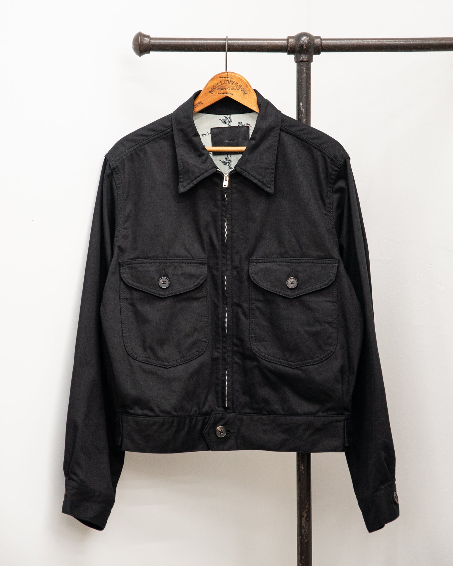 WORKERS SHORT ZIP JACKET -COTTON TWILL-