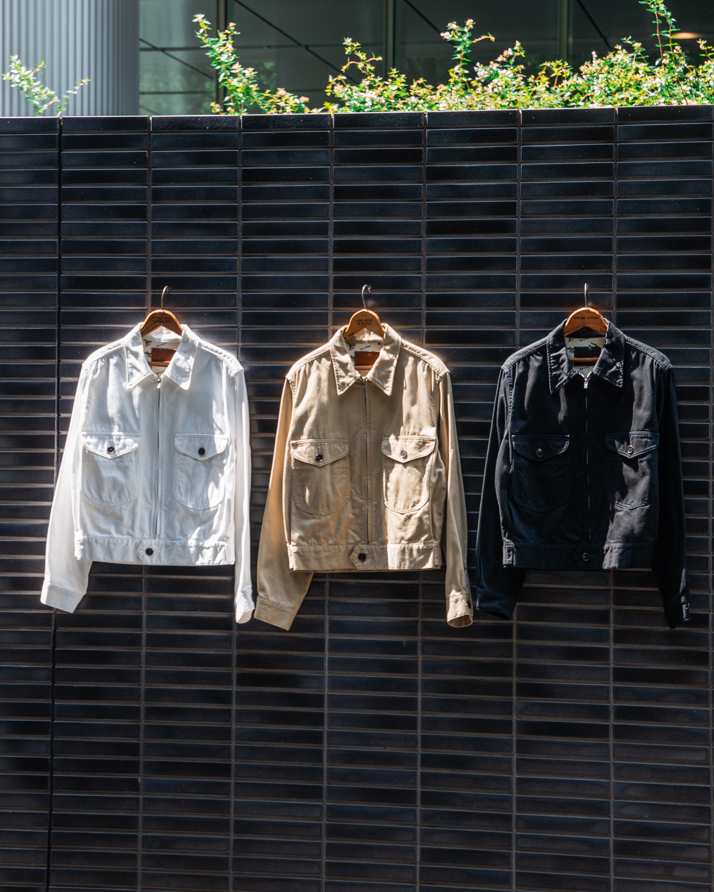 WORKERS SHORT ZIP JACKET -COTTON TWILL-