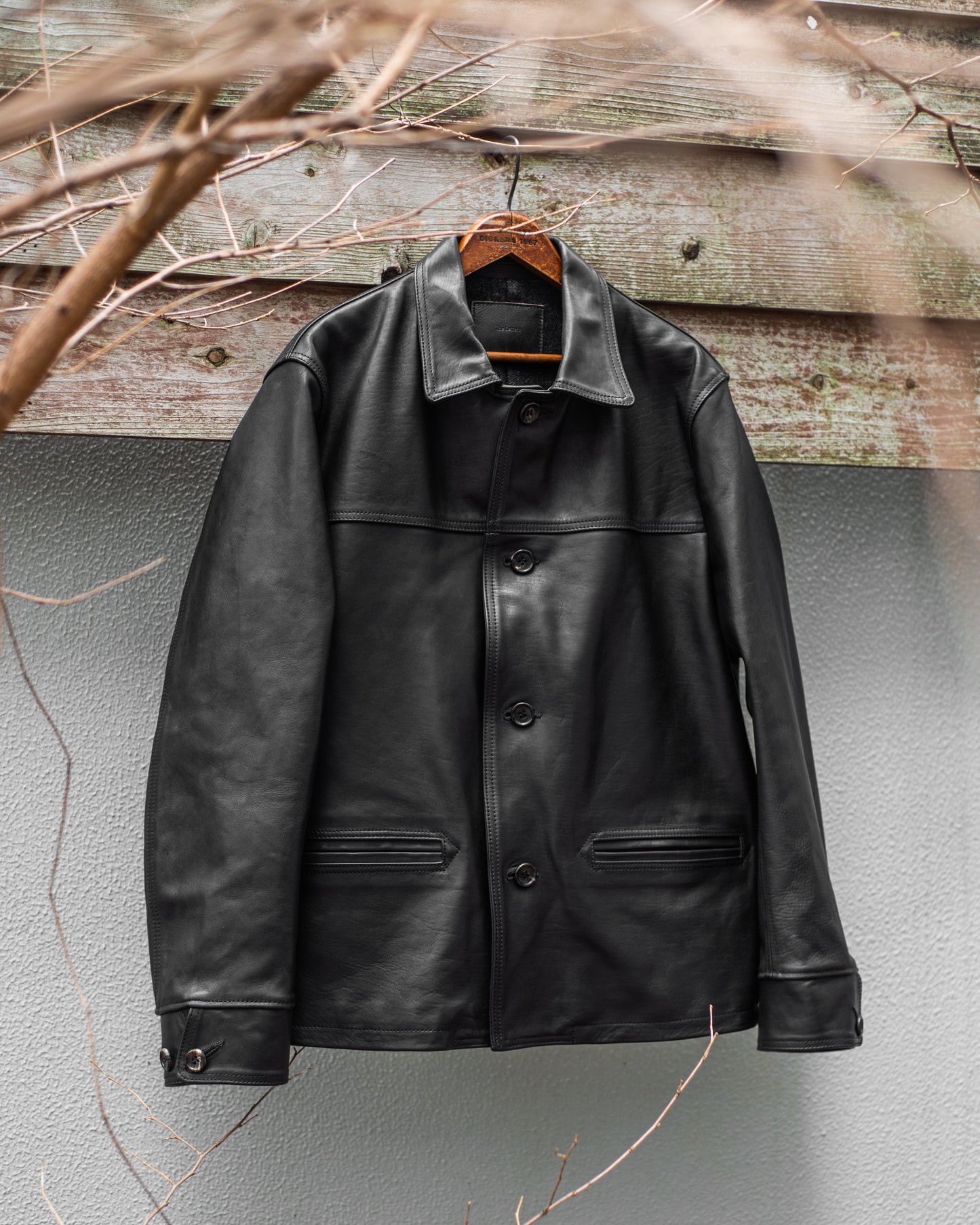 CAR COAT -HORSE HIDE-