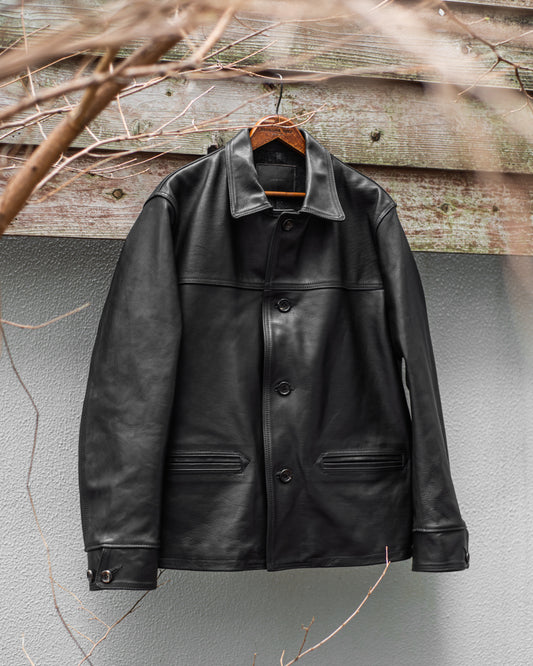 CAR COAT -HORSE HIDE-