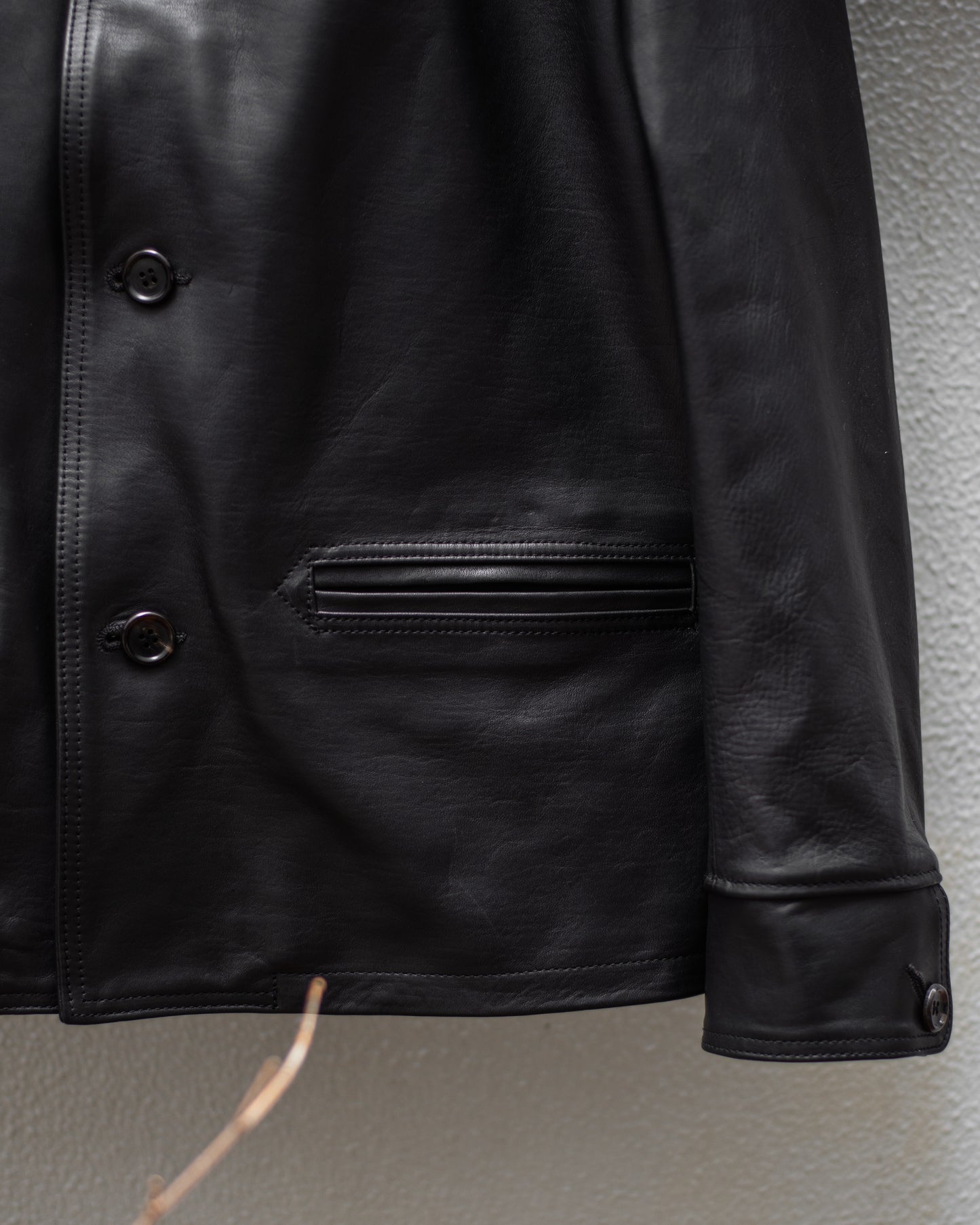 CAR COAT -HORSE HIDE-