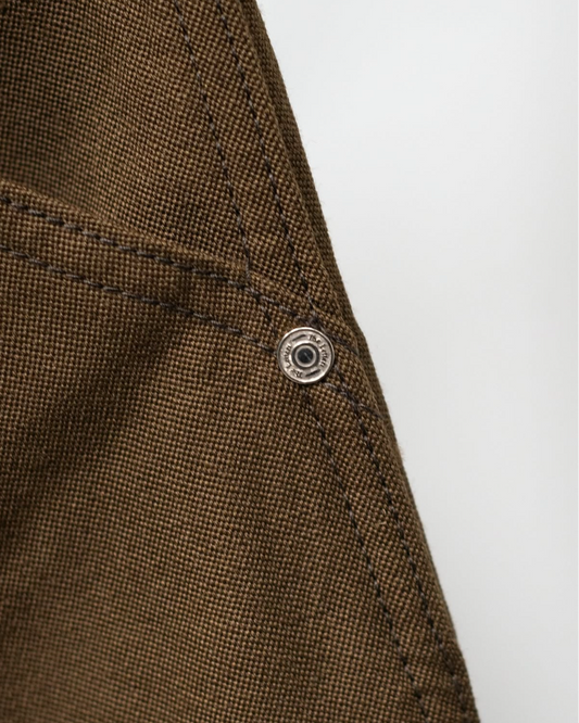 WORKERS WIDE PANTS -WOOL LINEN TWILL-