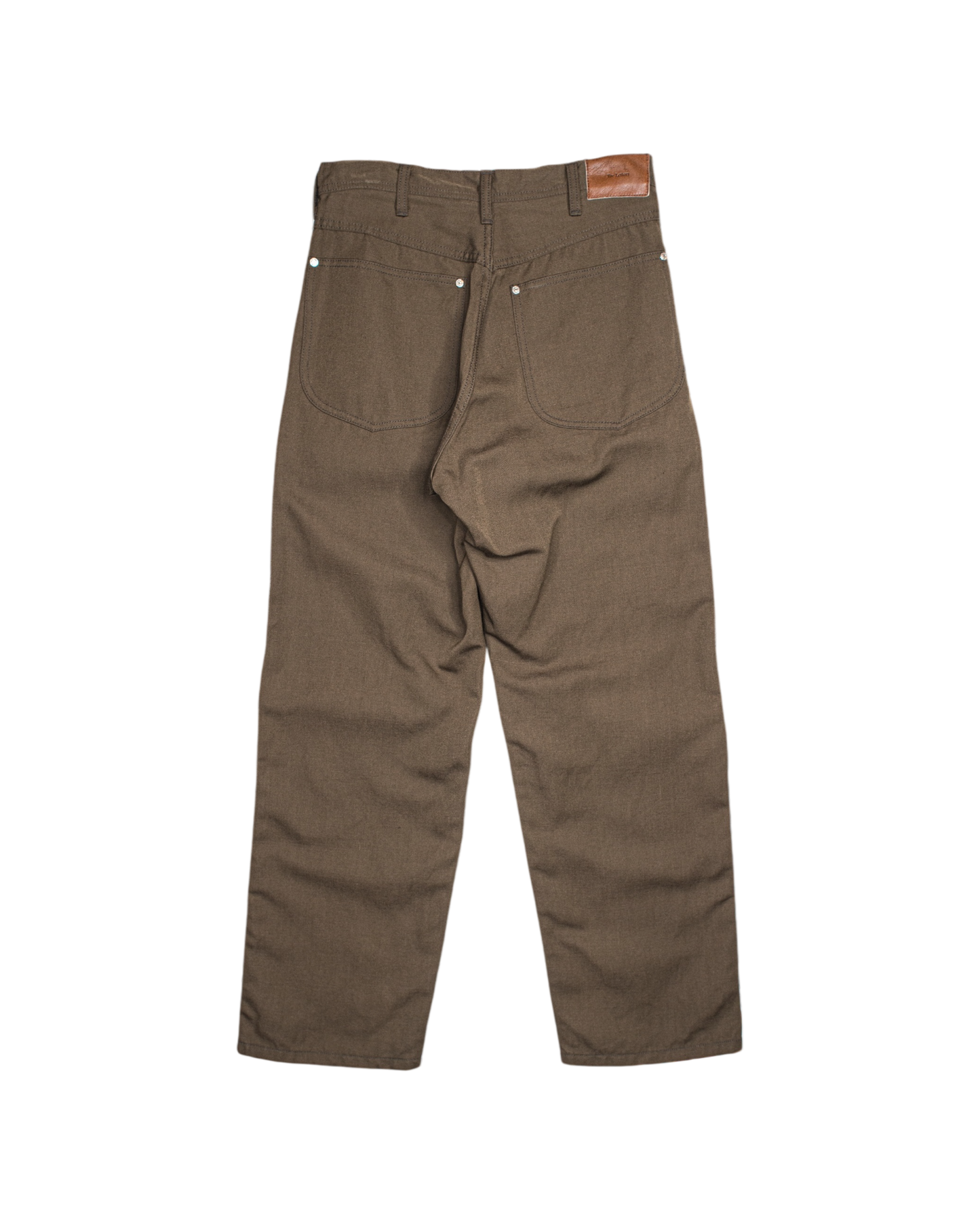 WORKERS WIDE PANTS -WOOL LINEN TWILL-