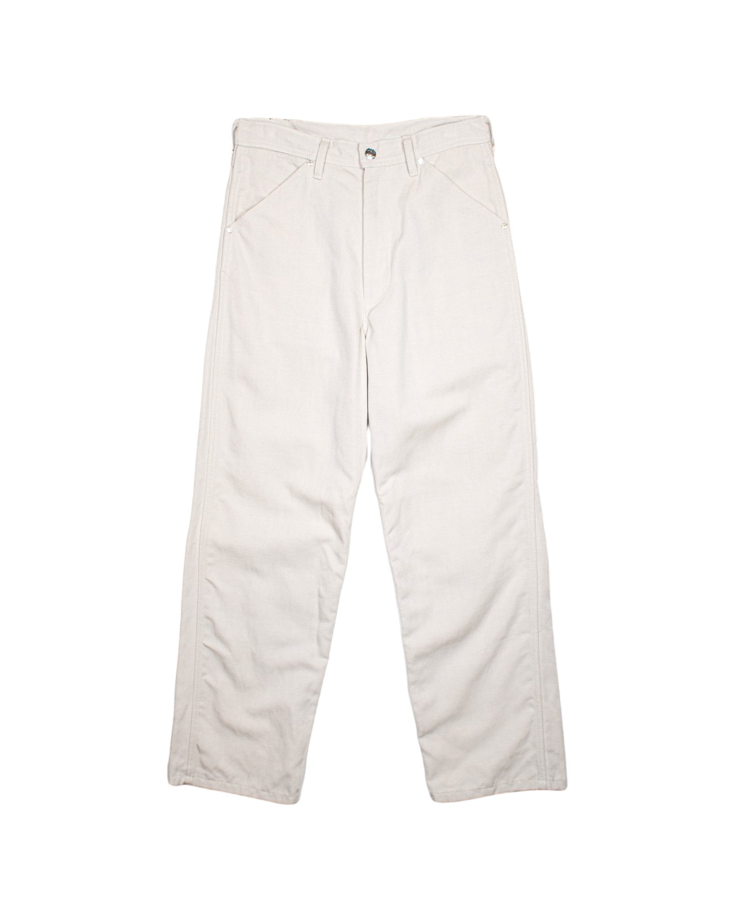 WORKERS WIDE PANTS -WOOL LINEN TWILL-