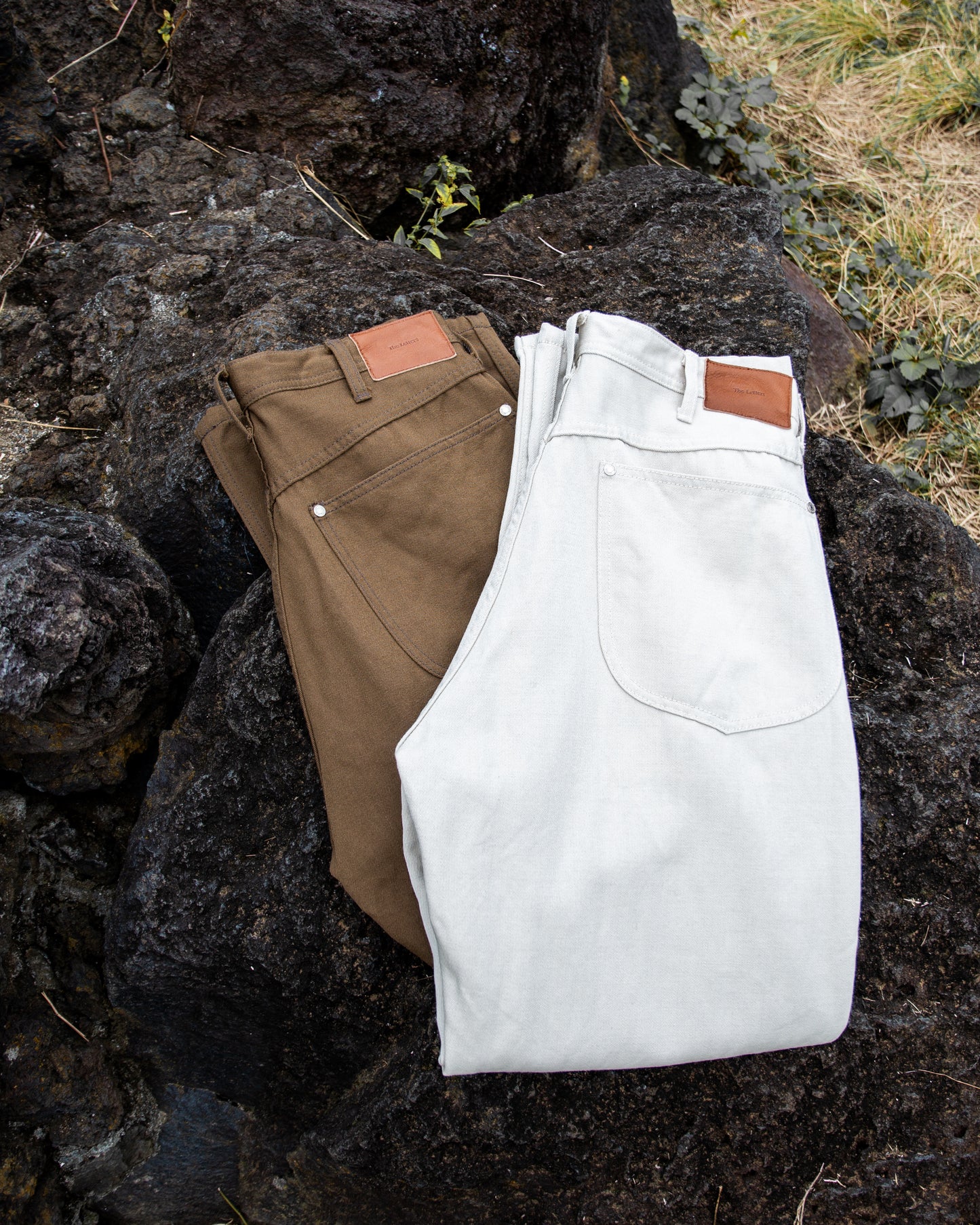 WORKERS WIDE PANTS -WOOL LINEN TWILL-