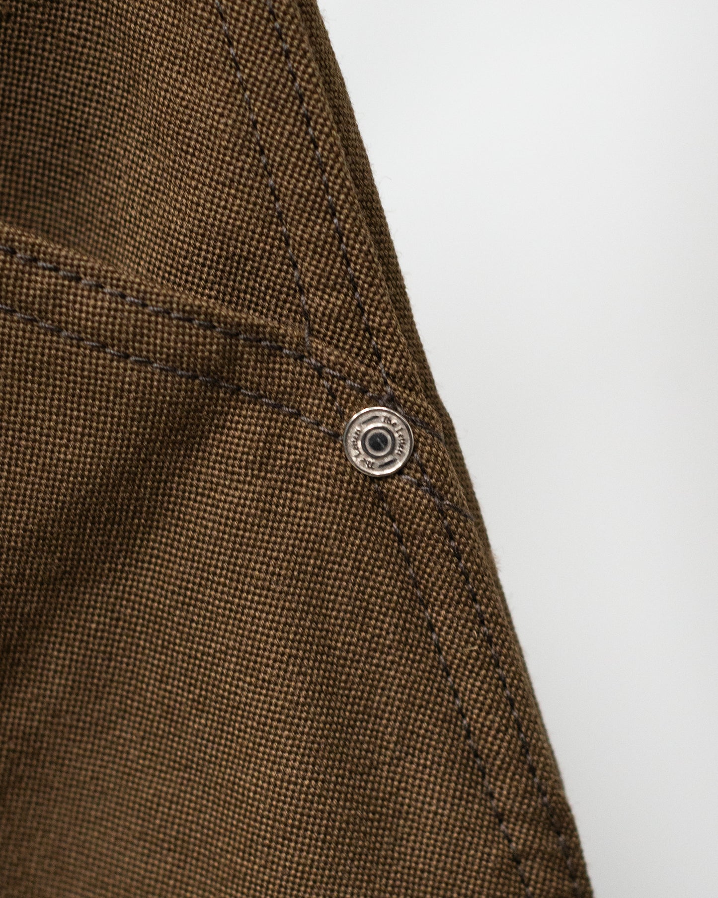 WORKERS WIDE PANTS -WOOL LINEN TWILL-