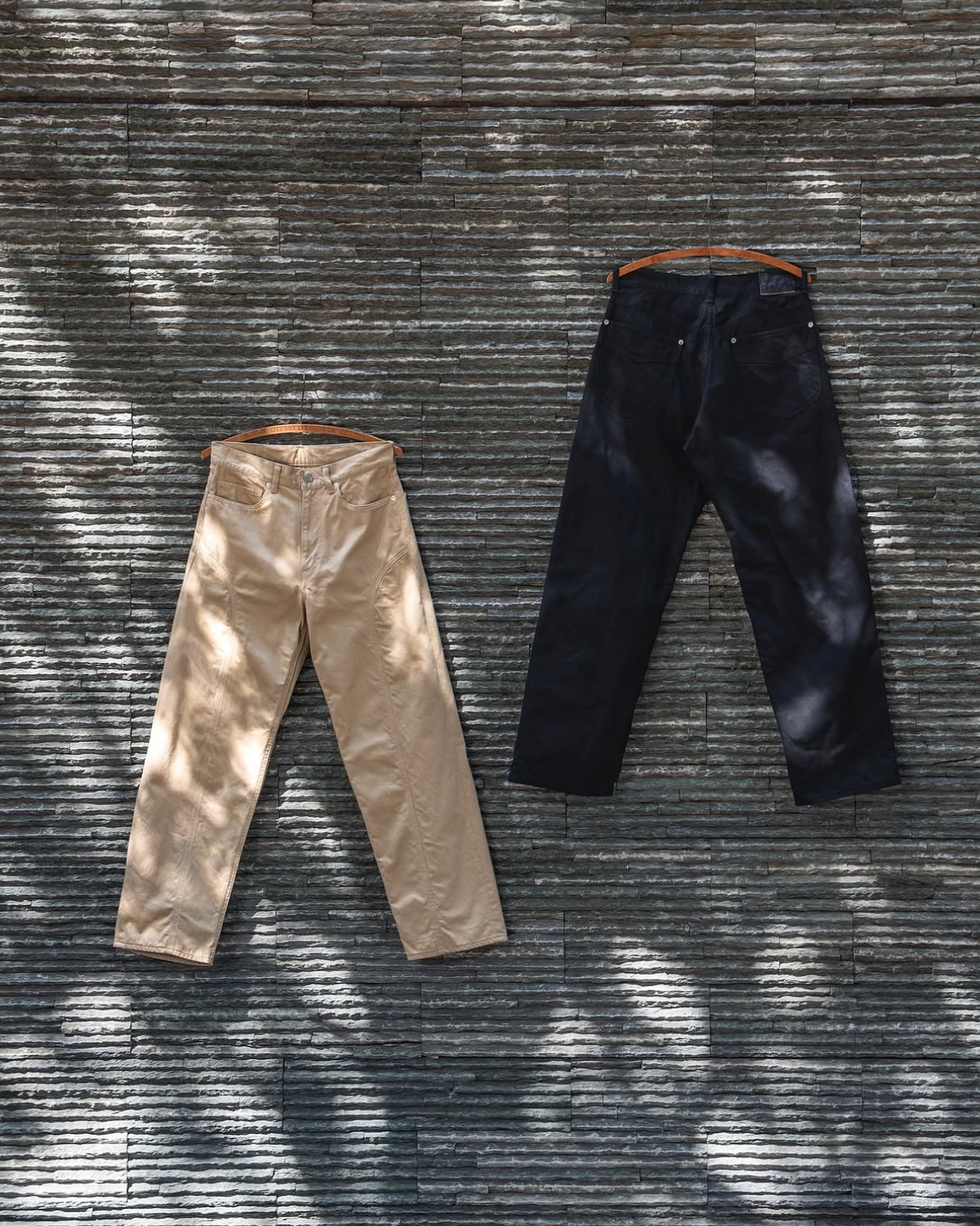 COW BOY 5 POCKET PANTS -COTTON TWILL-