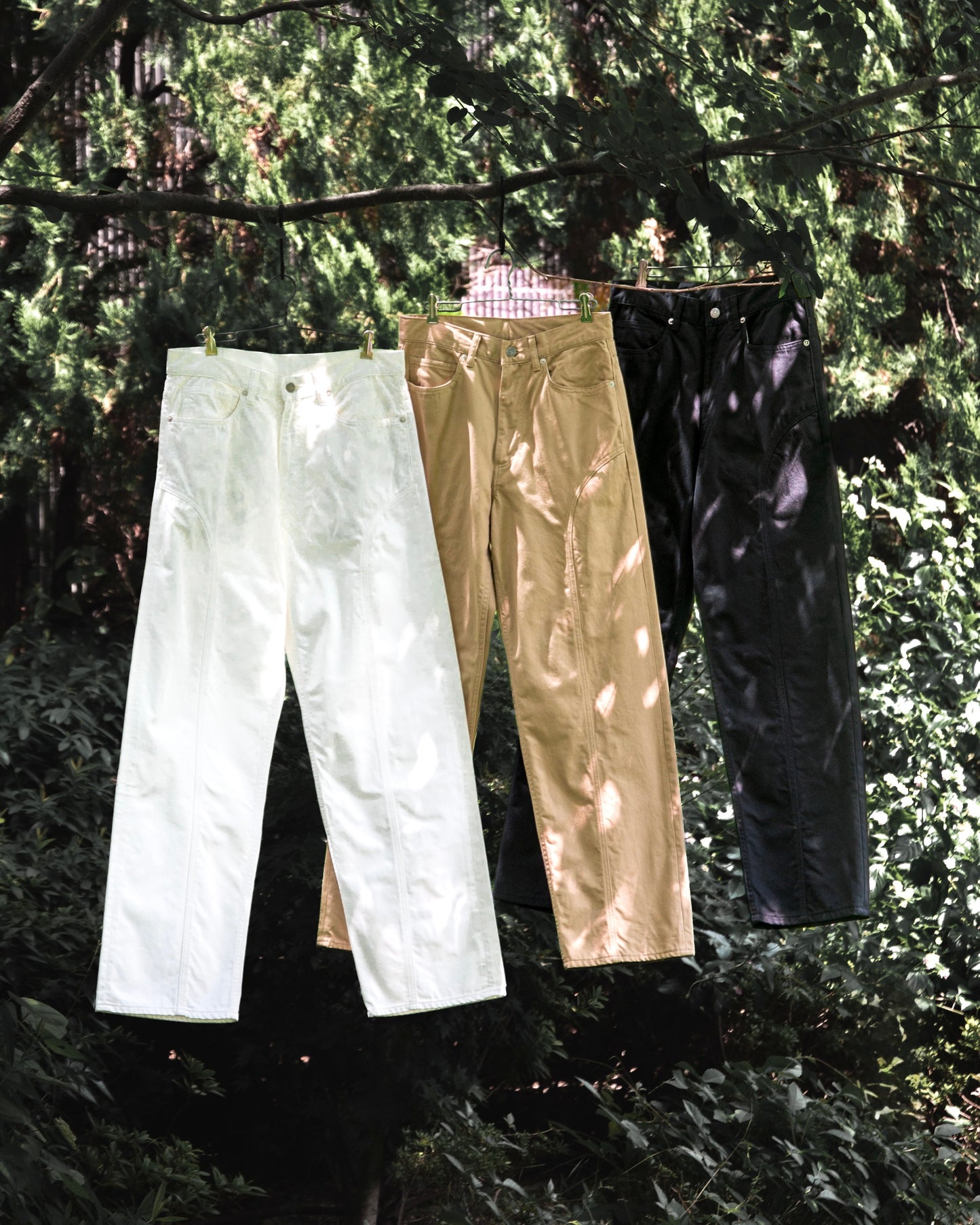 COW BOY 5 POCKET PANTS -COTTON TWILL-