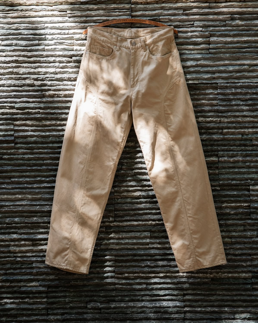 COW BOY 5 POCKET PANTS -COTTON TWILL-