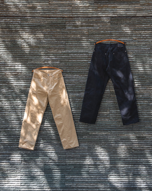 COW BOY 5 POCKET PANTS -COTTON TWILL-