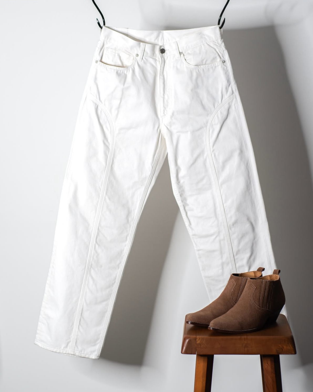 COW BOY 5 POCKET PANTS -COTTON TWILL-