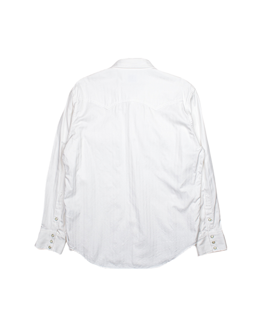 WESTERN SHIRT -COTTON DOBBY HERRINGBONE-