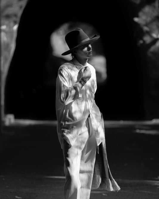 WORKERS SHIRT -COTTON DOBBY HERRINGBONE-