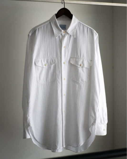 WORKERS SHIRT -COTTON DOBBY HERRINGBONE-