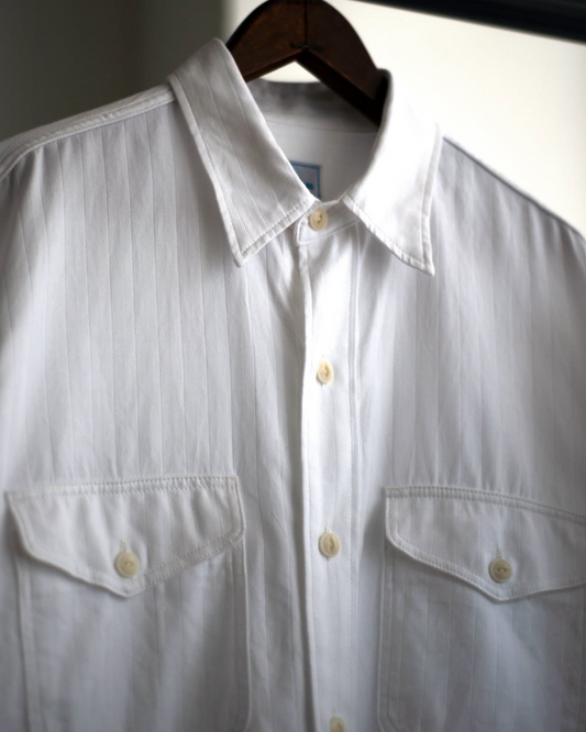 WORKERS SHIRT -COTTON DOBBY HERRINGBONE-