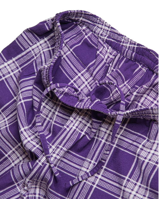 EASY SHORT PANTS -COTTON CHECK FLANNEL- ※80%OFF