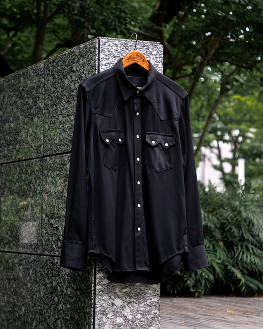 WESTERN SHIRT -RAYON GABARDINE- ※60%OFF
