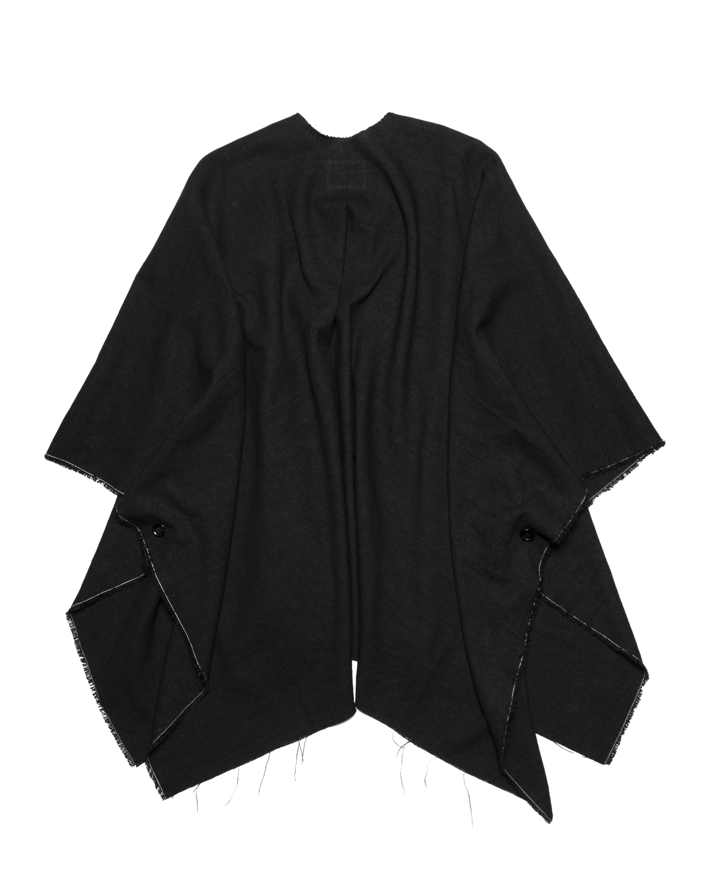 PULL OVER PONCHO -BASKET LINEN SILK-