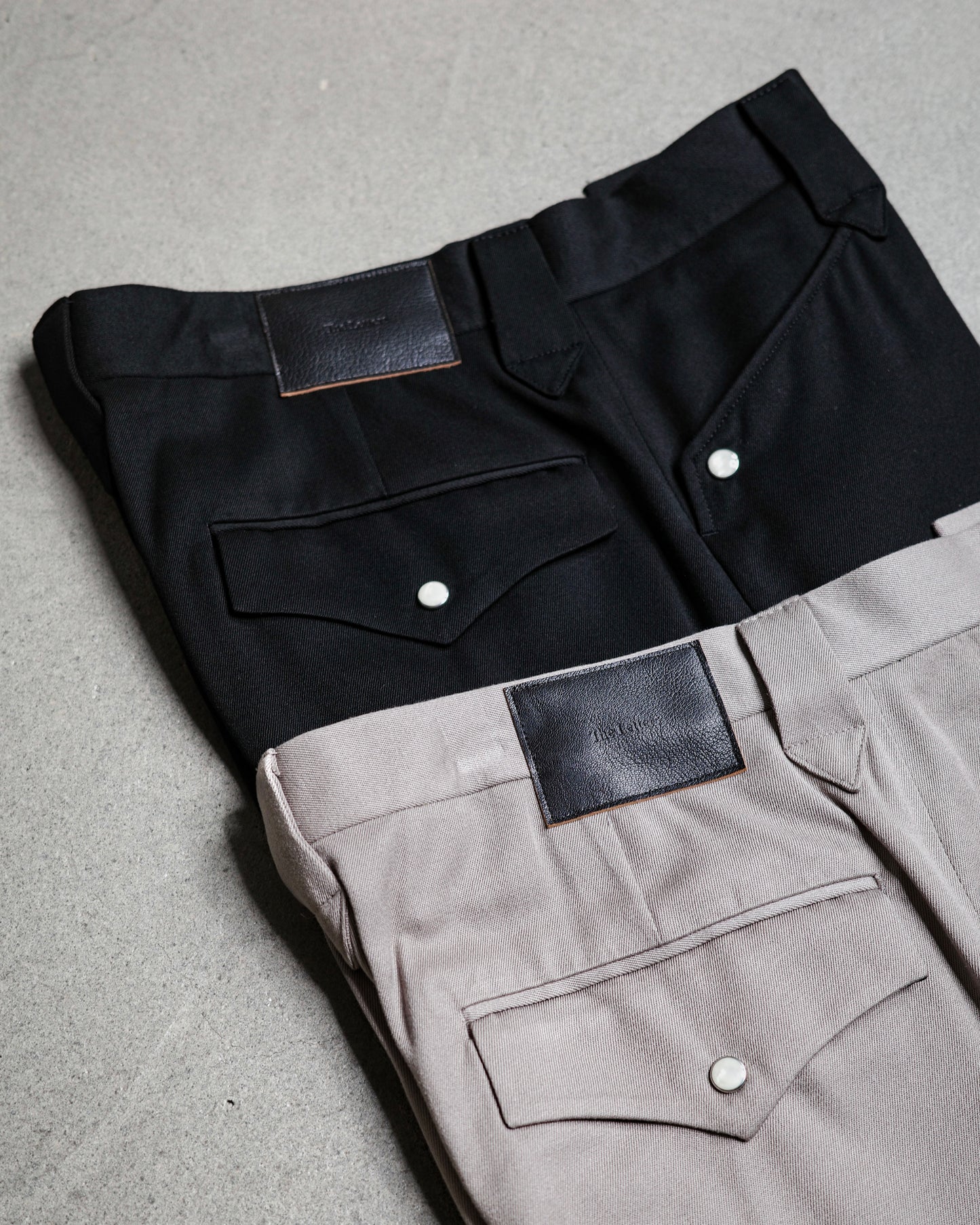 WESTERN WIDE TROUSERS -RAYON GABARDINE-